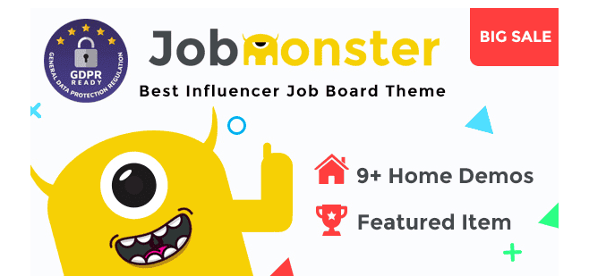 Jobmonster 4.8.6 - Job Board WordPress Theme Jobmonster 4.8.6 - Job Board WordPress Theme
