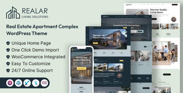 Realar 2.0.0 - Real Estate WordPress Theme