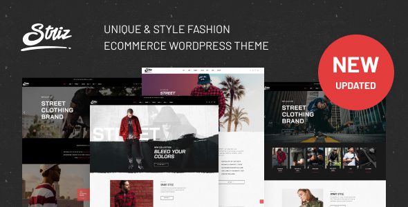 Striz 2.0.5 - Fashion Ecommerce WordPress Theme