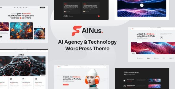 Ainus 1.0 - AI Agency & Technology WordPress Theme
