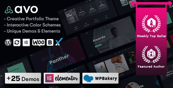 Avo 1.2.9 - Creative Portfolio & Agency WordPress Theme