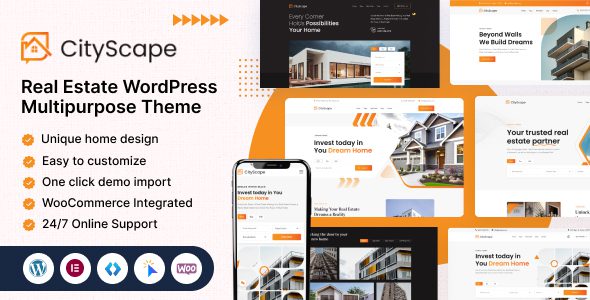 CityScape 1.0.2 - Real Estate WordPress Theme Multipurpose