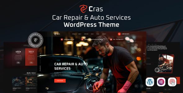 Cras 1.0.7 - Car Repair & Auto Services WordPress Theme