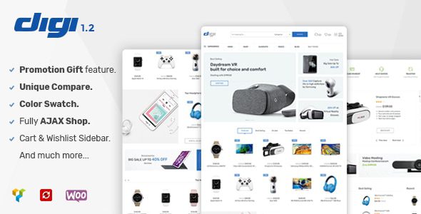 Digi 1.9.1 - Electronics Store WooCommerce Theme