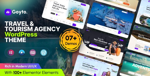 Goyto 1.0.6 - Travel WordPress Theme