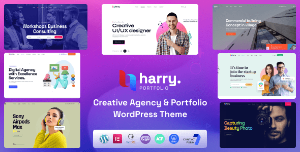 Harry 1.2.7 - Creative Agency & Portfolio WordPress Theme + RTL