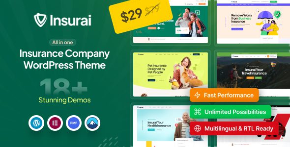 Insurai 1.1.2 - Insurance Company WordPress Theme