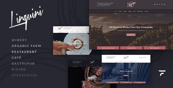 Linguini 4.1.0 - Restaurant WordPress Theme