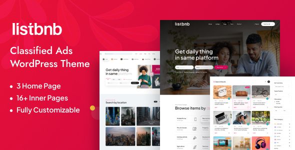 Listbnb 1.0.6 - Classified Ads WordPress Theme