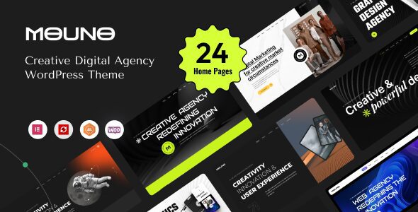 Mouno 1.0 - Creative Digital Agency WordPress Theme