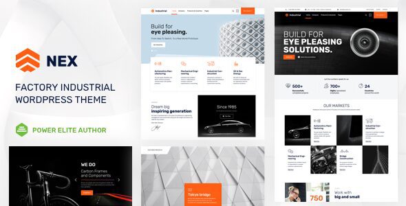 Nex 23.0 - Industrial WordPress Theme