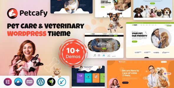 Petcafy 1.0 - Pet Care & Veterinary WordPress Theme