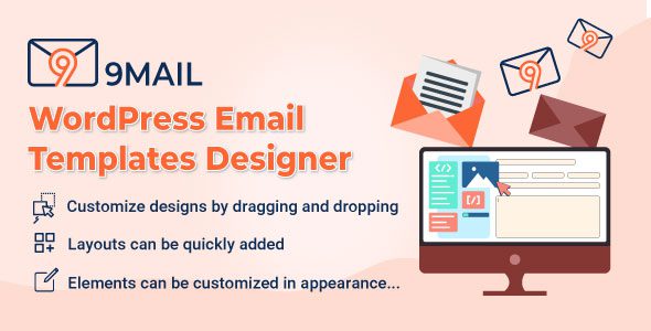9MAIL 1.0.9- WordPress Email Templates Designer