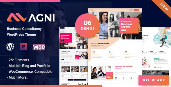 Agni 1.1.8 - Consulting Business WordPress Theme