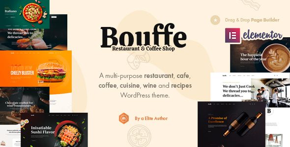 Bouffe 1.1.7 - Restaurant WordPress Theme