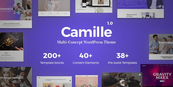 Camille 1.8.0 - Multi-Concept WordPress Theme