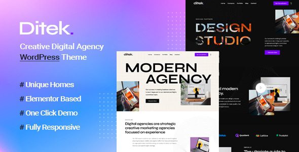 Ditek 1.0.2 - Digital Agency Creative Portfolio WordPress Theme