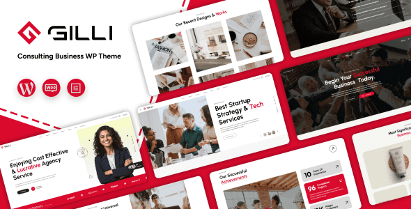Gilli 1.1.0 - Business Consulting WordPress Theme
