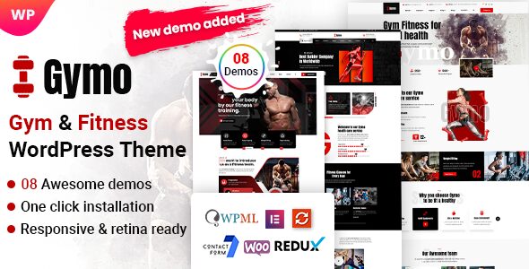 Gymo 1.0.5 - Gym & Fitness WordPress Theme