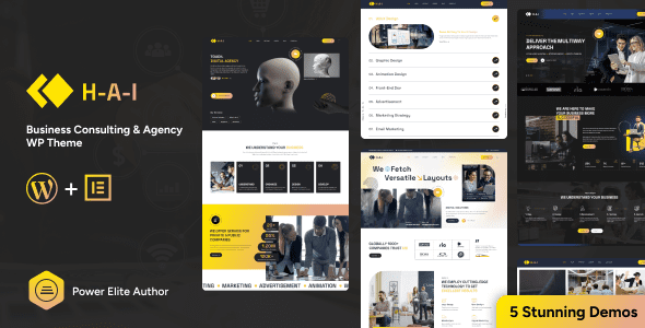 Hai 1.0.7 - Elementor Agency WordPress Theme