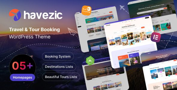 Havezic 1.1.2 - Travel & Tour Booking WordPress Theme