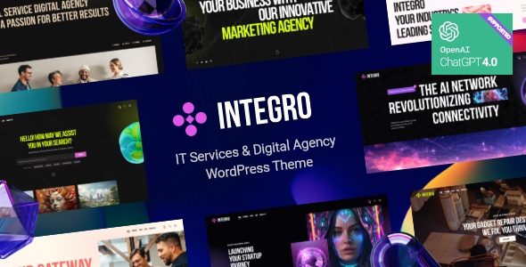 Integro 1.8.0 - IT Services & Digital Agency WordPress Theme