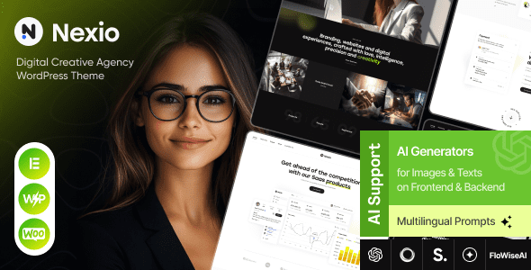 Nexio 1.5.0 - Digital Agency Creative WordPress Theme