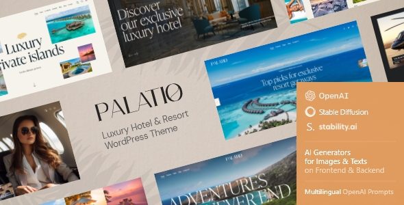 Palatio 1.6.0 - Luxury Hotel & Resort WordPress Theme