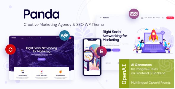 Panda 1.21.0 - Digital Marketing & Adveritsing WordPress Theme