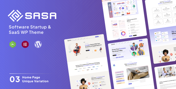 SaSa 1.0.5 - Startup WordPress Theme