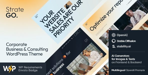 Stratego 1.4.0 - Corporate Business & Consulting WordPress Theme
