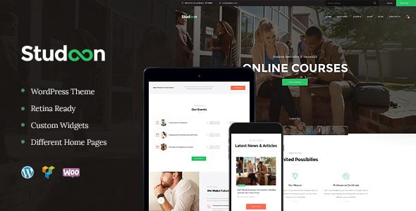 Studeon 1.1.16 - Education Center & Training Courses WordPress Theme