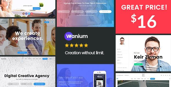 Wanium 1.9.7 - A Elegant Multi-Concept Theme