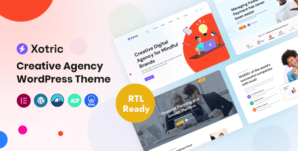 Xotric 1.4 - Creative Agency WordPress Theme + RTL
