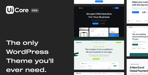 UiCore Pro 2.2.1 - WordPress Theme