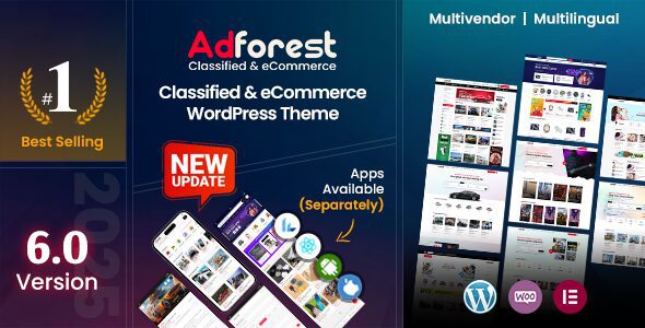 AdForest 6.0.7 - Classified Ads WordPress Theme
