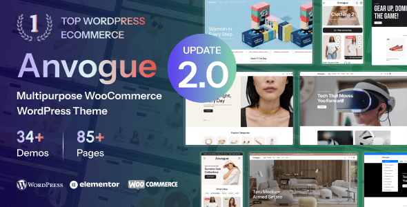 Anvogue 2.0.2 - Multipurpose WooCommerce WordPress Theme