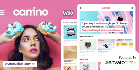 Carrino 1.8.7 - An Exciting Gutenberg Blog Theme