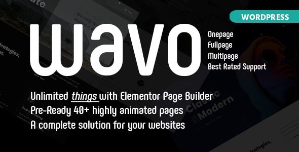 Wavo 2.3.6 - Creative Portfolio & Agency Theme