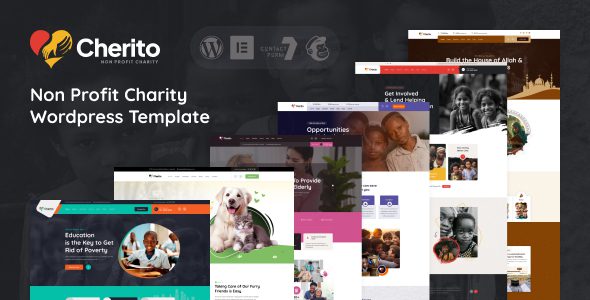 Cherito 1.0 - Non Profit Charity WordPress Theme