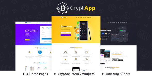 Crypt App 3.2 - Landing Page WordPress