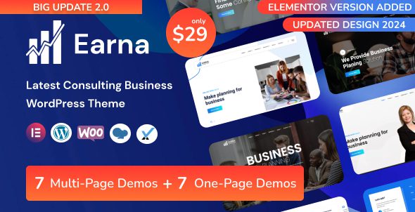 Earna 1.1.2 - Business Consulting WordPress
