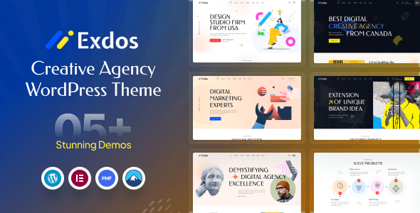 Exdos 1.1.3 - Digital Agency WordPress Theme