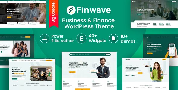 Finwave 1.1.4 - Business and Finance WordPress Theme