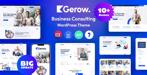 Gerow 1.2.1 - Business Consulting WordPress Theme