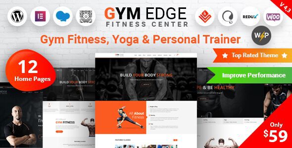 Gym Edge 4.3.7 - Fitness WordPress Theme