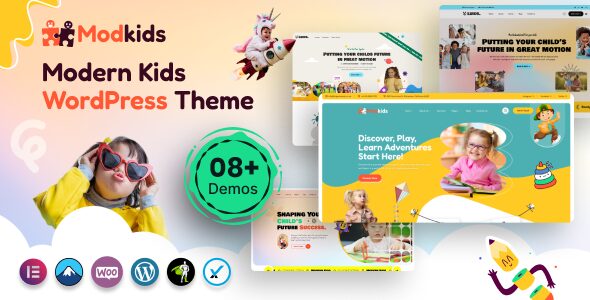 Modkids 1.0.1 - Modern Kids WordPress Theme