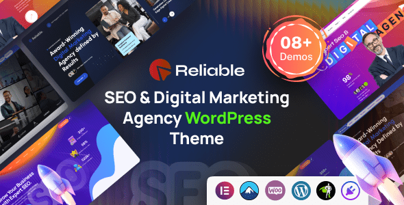 Reliable 1.0 - SEO & Digital Marketing Agency WordPress Theme