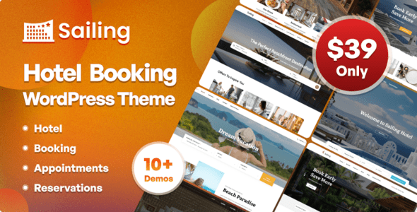 Sailing 4.4.3 - Hotel WordPress Theme