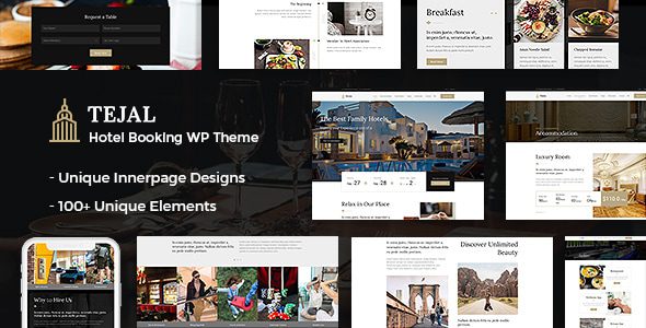 Tejal 3.1 - Hotel WordPress Theme